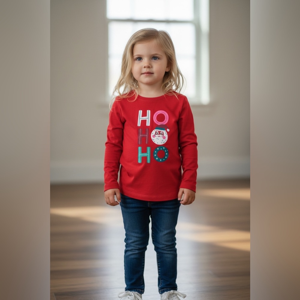 Red Long Sleeve Holiday Shirt